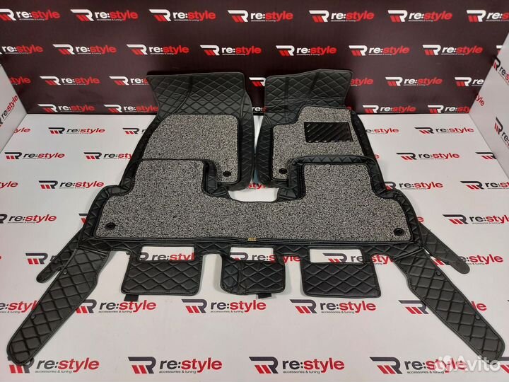 Ковры салона 3D Lexus RX350 10-15г Правый руль Чер
