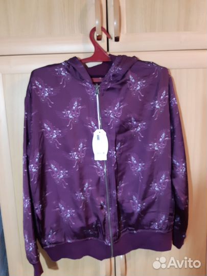 Олимпийка (бомбер, кофта) с капюшоном 2х сторонняя