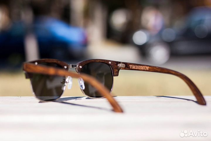 Солнцезащитные очки из дерева с поляризацией