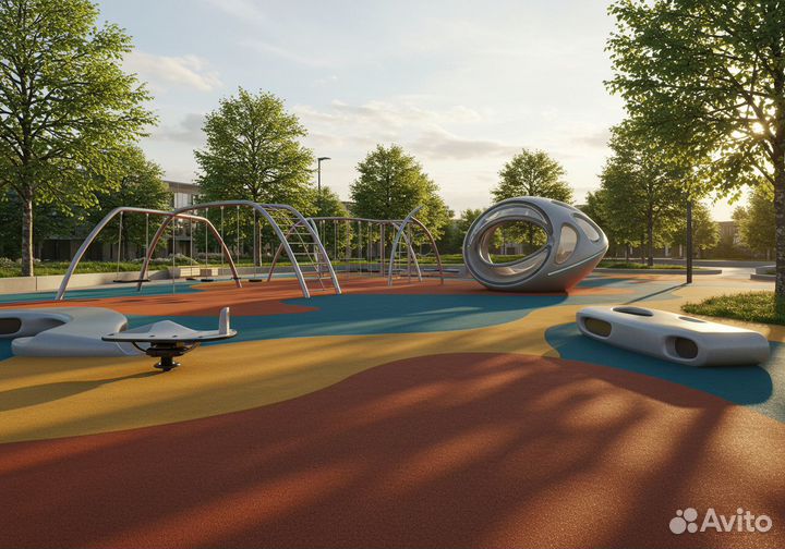 Бесшовное резиновое покрытие