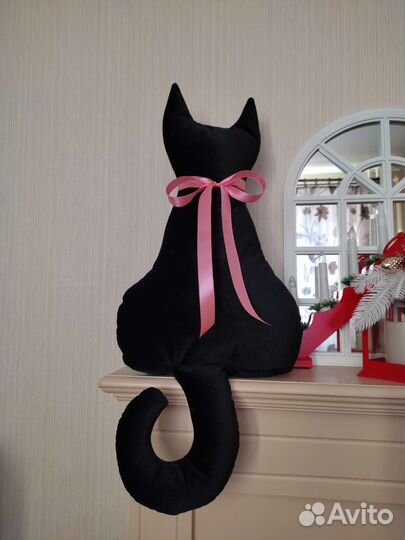 Подушка декоративная Лунный Кот hand made