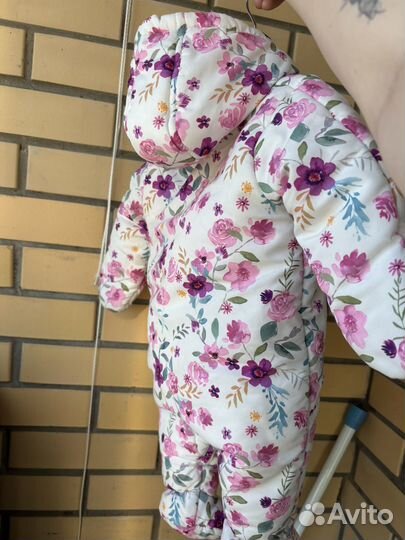 Комбинезон демисезонный 62 на девочку осень весна