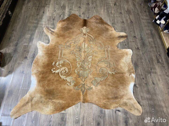 Ковер шкура из натуральной шкуры коровы Турция