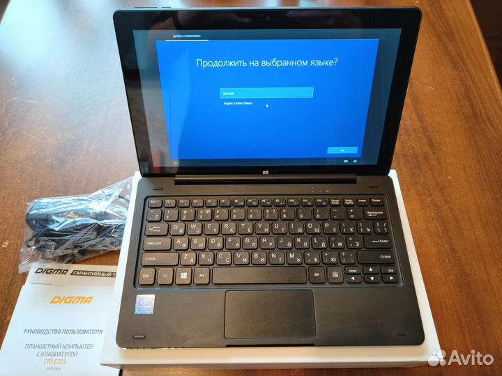 Windows планшет Digma citi E203 с клавиатурой
