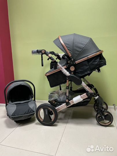 Коляска для новорожденных Wisesonle 2в1/3в1