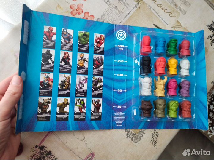 Ластики-фигурки 2 коллекции