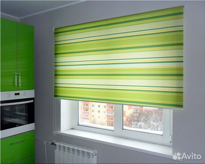 Рулонные шторы Жалюзи Блэкаут Зебра