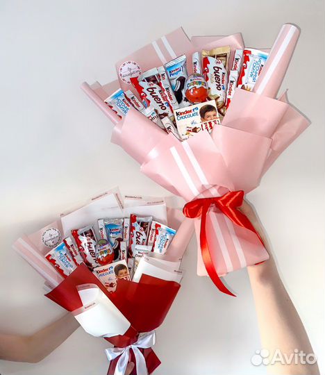 Сладкие букеты из любимых сладостей