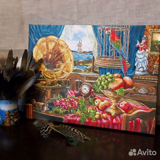 Картина маслом на холсте натюрморт