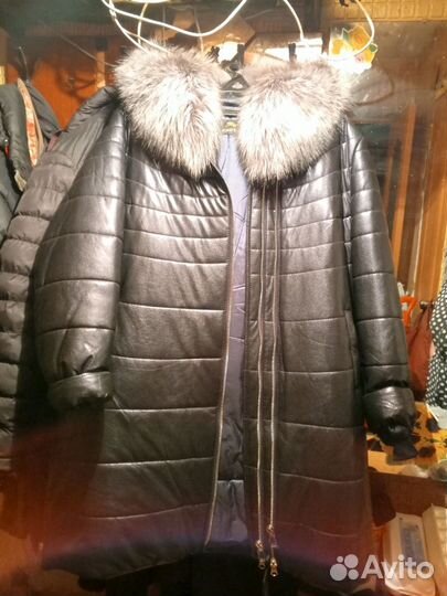 Пуховик зимний женский новый размер
