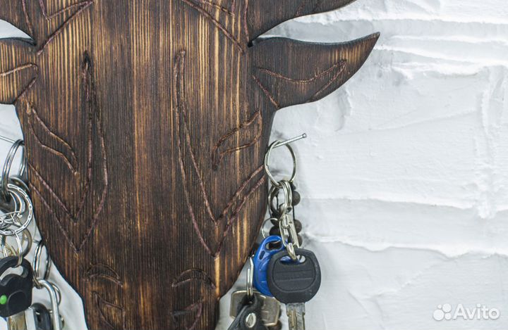 Ключница/вешалка для ключей северный Бык