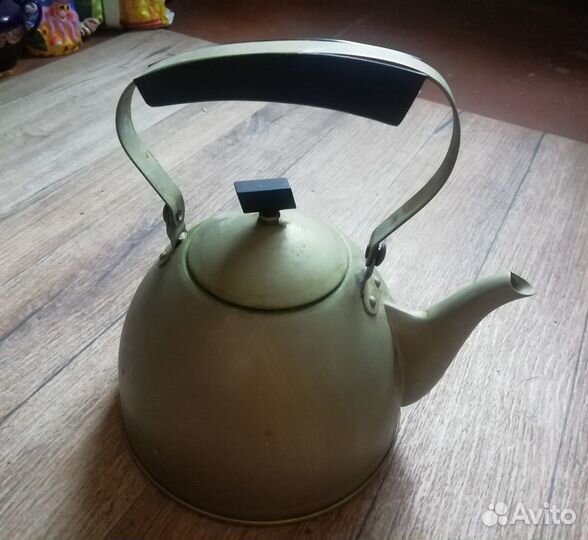Чайник медно-никелевый СССР, 2 л, Кольчугино