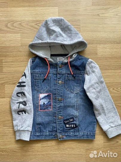 Джинсовая куртка на мальчика 116