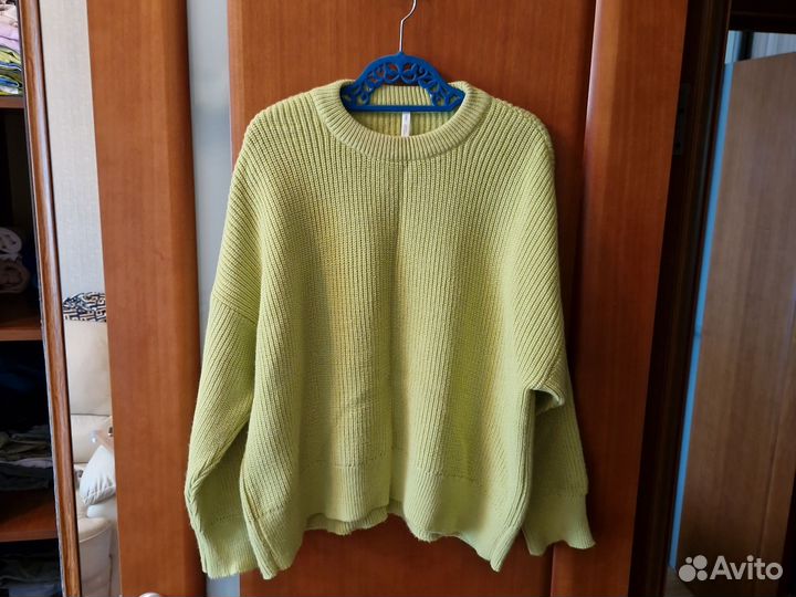 Джемпер женский оверсайз до 52 размера