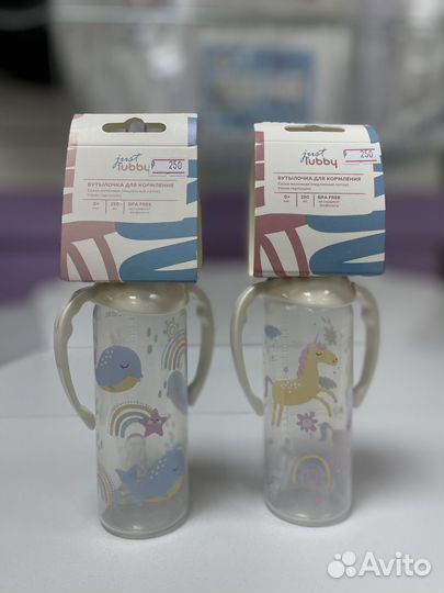 Бутылочка с силиконовой соской 250 мл Lubby