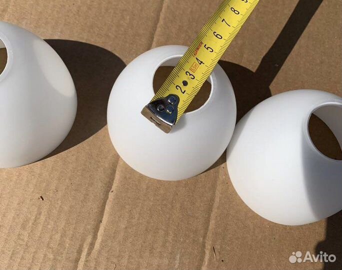 Стеклянный плафон для светильков и люстр