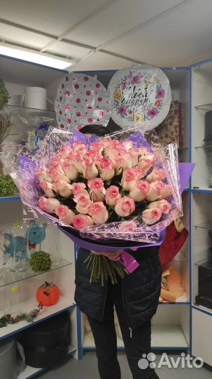 Розы 51 штука 60 см