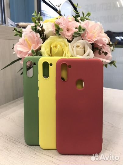 Чехол силиконовый для Samsung M11