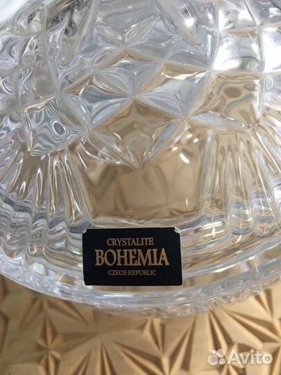 Вазы хрустальные Богемия