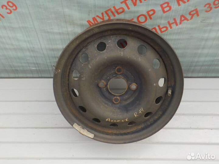 Диск штампованный штамп Хендай Акцент R14 ет45