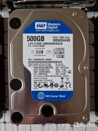 Жесткие диски HDD и SSD nvme