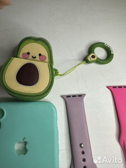 Чехол на iPhone Xr, Airpods, Ремешок Apple Watch