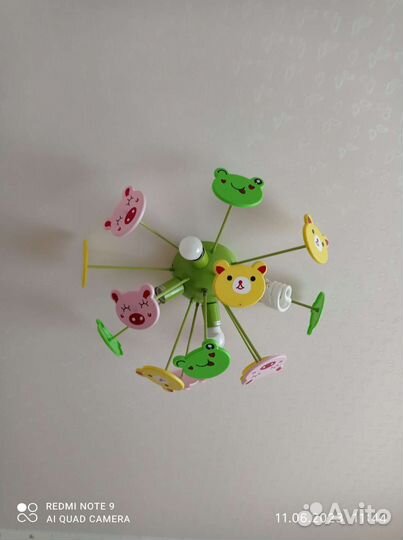 Люстра в детскую комнату