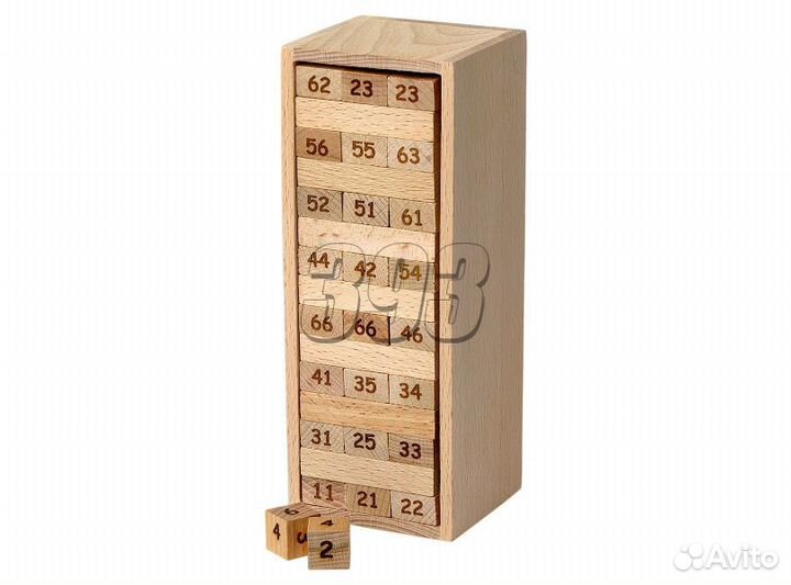 Дженга (городок, башня) Семейная (с цифрами) (589)