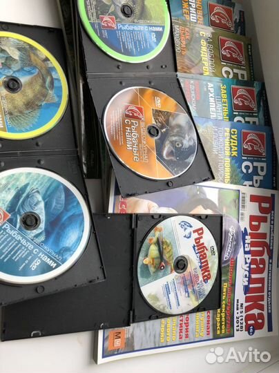 Коллекция журналов про рыбалку с дисками