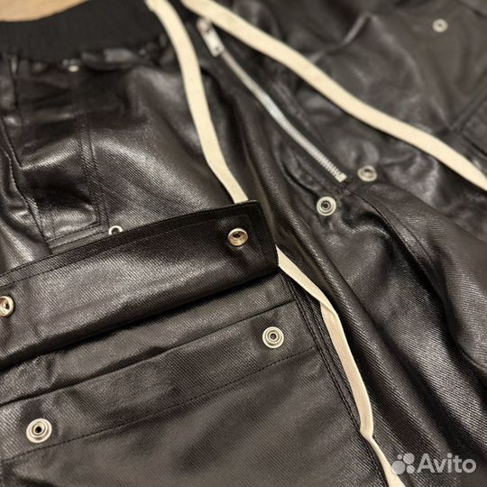 Кожаные штаны Rick Owens Cargo Bella Leather