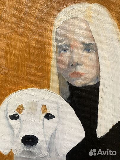 Картина маслом на холсте 20х20 см