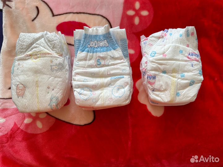 Подгузники размер S
