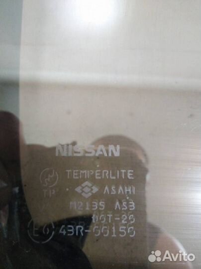 Стекло двери задней правой форточка Infiniti QX4 J