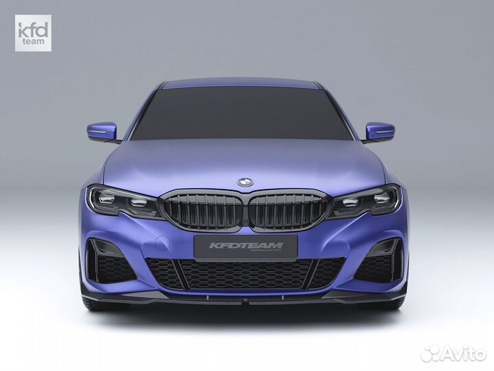 BMW 3 G20 Передний сплиттер(Губа). FRP