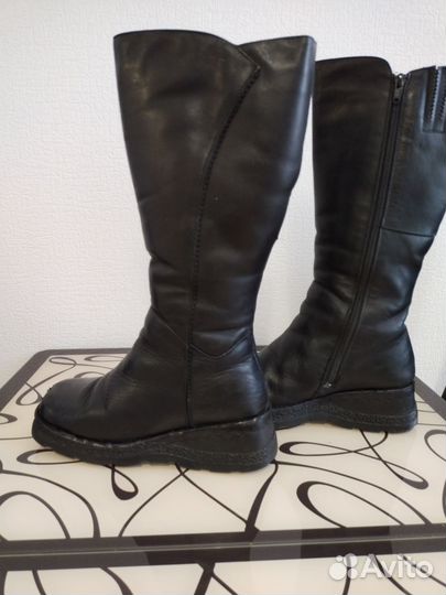 Зимние женские сапоги 38 натуральная кожа