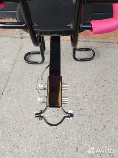 Детское кресло для велосипеда на раму