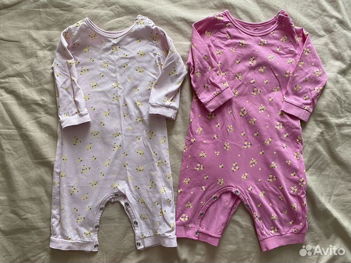 Вещи пакетом на девочку 68-74