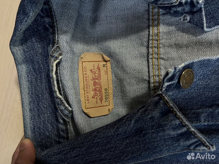 Джинсовая куртка мужская levis