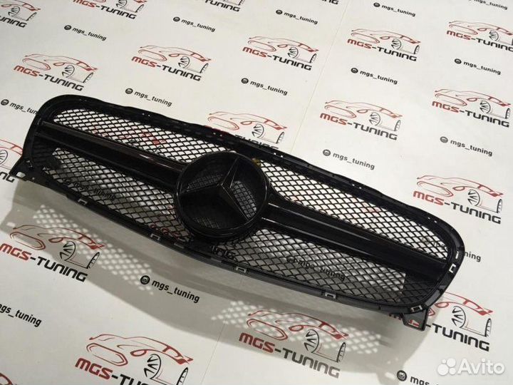 Решетка на Mercedes GLA в стиле 45амг Black