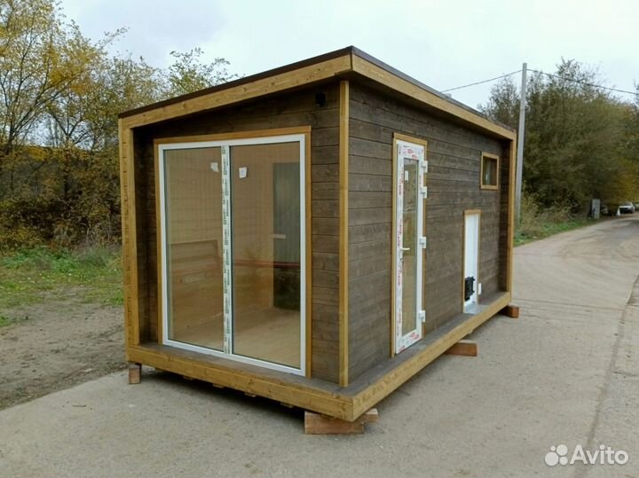 Модульная баня в наличии