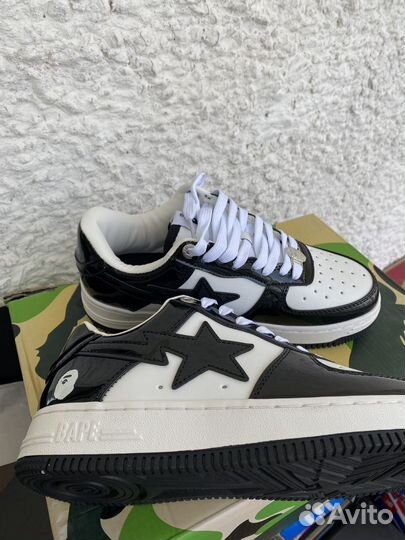 Кеды Bape Sta black and white