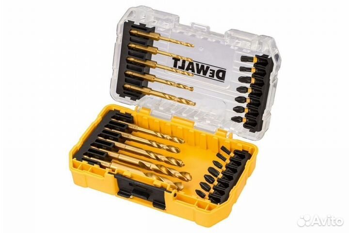 Набор сверл и бит flextorq 24 шт dewalt DT70748T