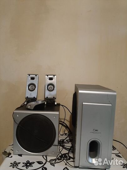 Акустическая система колонки сабвуфер 2шт