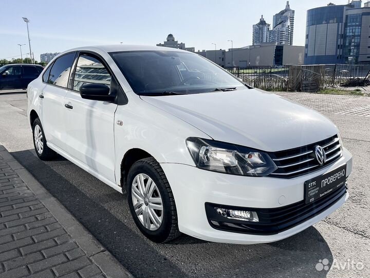 Volkswagen Polo 1.6 МТ, 2020, 107 450 км