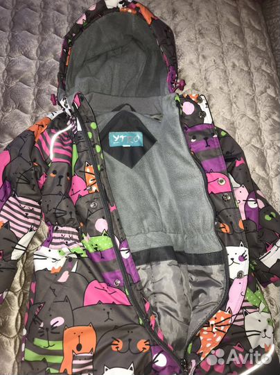 Комбинезон зимний для девочек, 92 размер