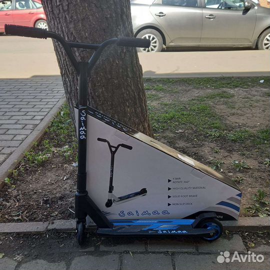 Самокат трюковой. Новый