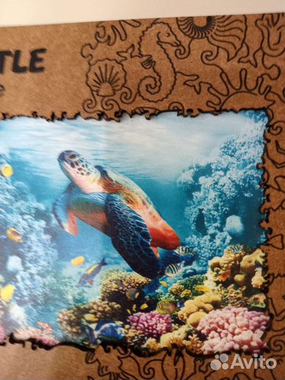 Пазл деревянный zufa картина Черепаха.размер М