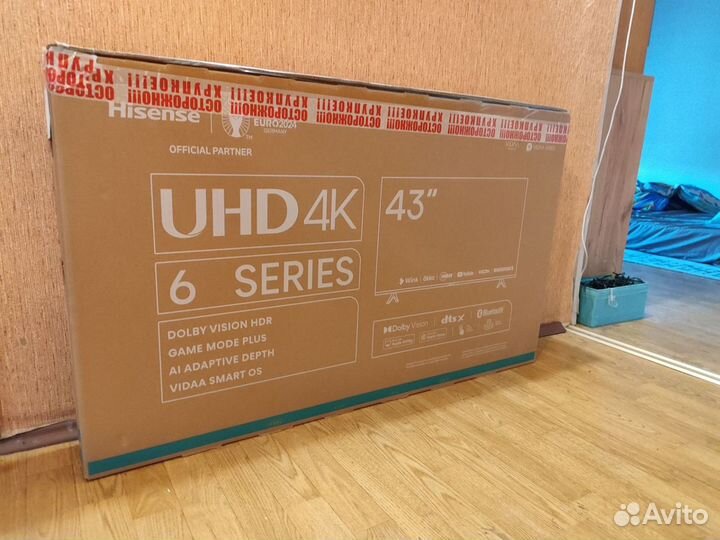 Телевизор Hisense 43A6K, 43