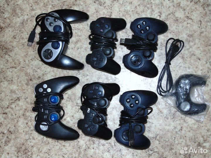 Джойстики usb, 7 шт