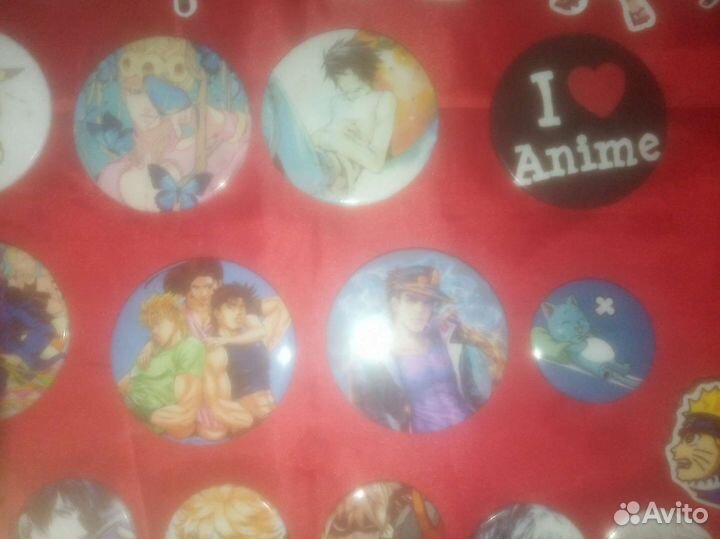 Аниме наклейки/ значки